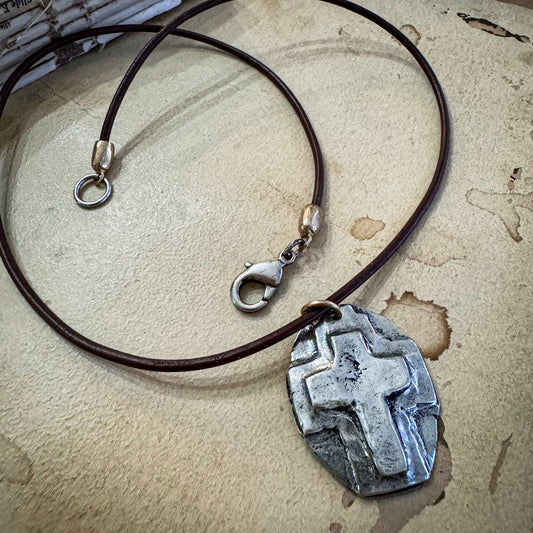 Rugged Cross Necklace