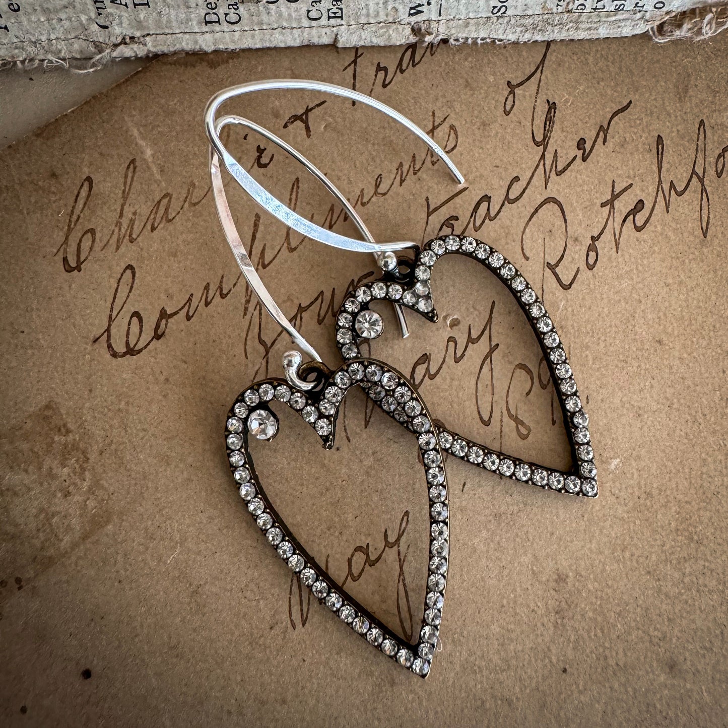 Dazzle Heart Earrings