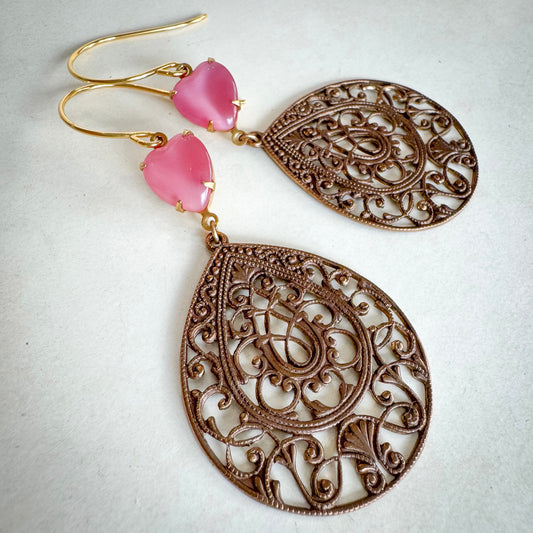 Blushing Hearts Earrings