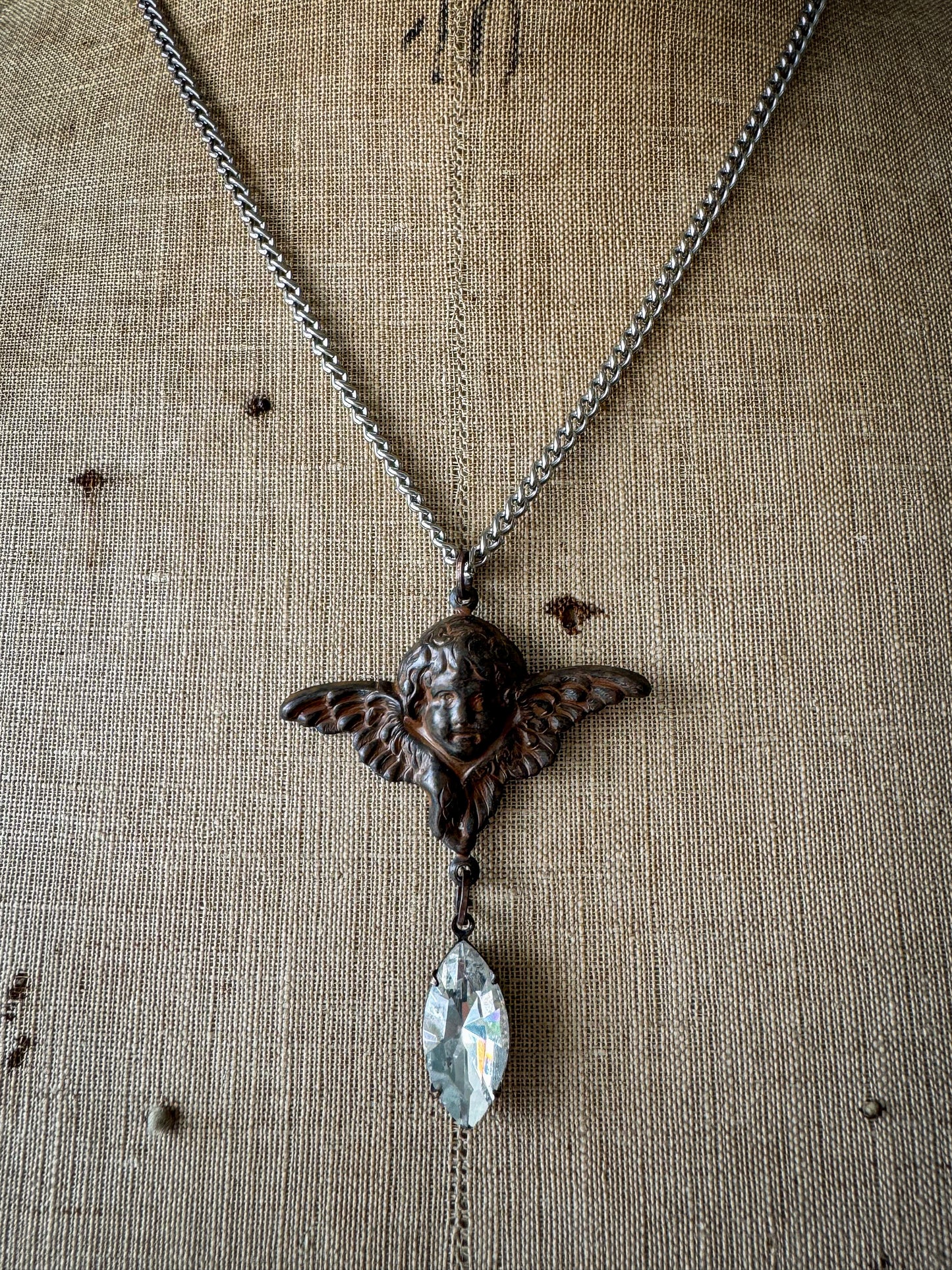 Cocoa Cherub Necklace