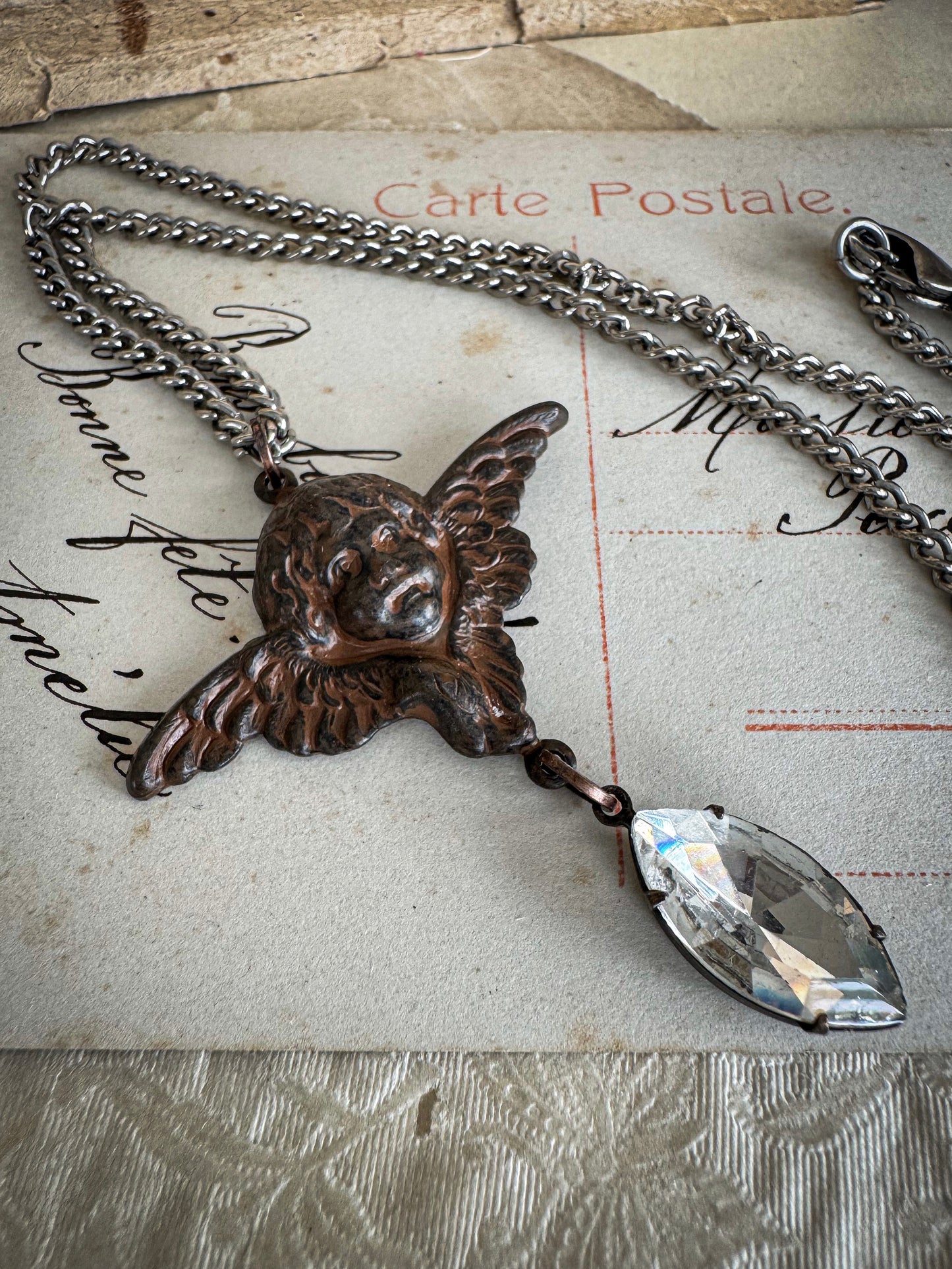 Cocoa Cherub Necklace